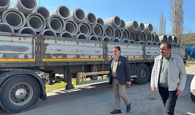 Güzelkent'te altyapı hamlesi: Malzeme sevkiyatı başladı