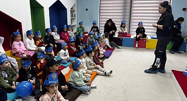 Kayseri Büyükşehir'den miniklere polislik eğitimi