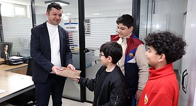 Kayseri Talaslı çocuklardan örnek davranış