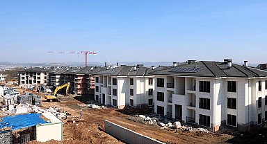 Kocaeli'de Kartepe Kent Konut Evleri'nde kaba inşaat tamamlandı