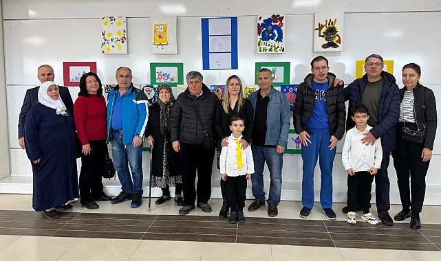 Küçük ressam Yağız Baladur'dan muhteşem sergi