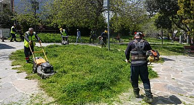 Maltepe'nin parklarında yaz hazırlığı