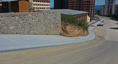 Ordu'da Fatsa Dolunay'a modern kaldırım