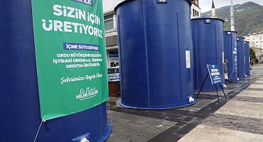 Ordu'da kırsal mahallelere fiberglas depo desteği