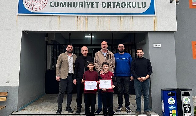 Şampiyon öğrencilere anlamlı ödül