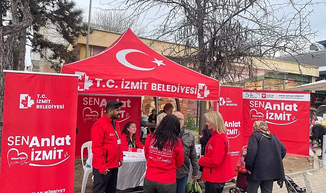 "Sen Anlat İzmit" Perşembe Pazarı'nda