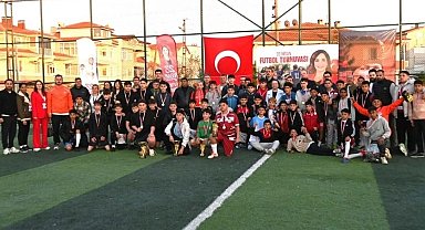 Tekirdağ'da miniklerden futbol resitali