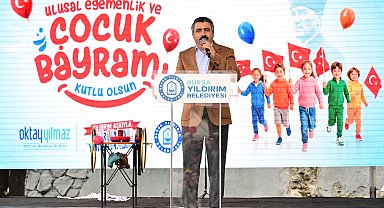 Yıldırım'da çocukların bayramı şölene dönüştü