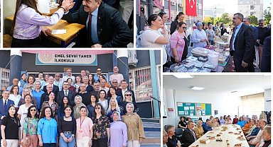 Antalya'da Bakan Tekin'den okul ziyareti