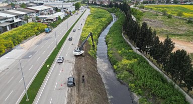 Bursa Büyükşehir'den yaz öncesi dere temizliği