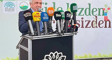 Bursa Nilüfer'de 'fide bizden, ürün sizden' ilgisi