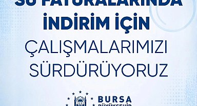 Bursa'da suya indirim geliyor