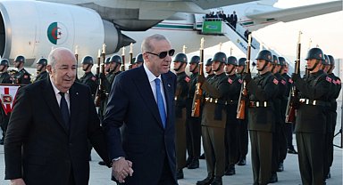 Cezayir Cumhurbaşkanı Tebbun Ankara'da
