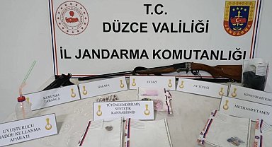 Düzce'de uyuşturucuya 2 tutuklama