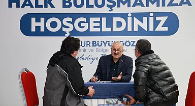 Gebze'de Başkan Büyükgöz halkı dinledi