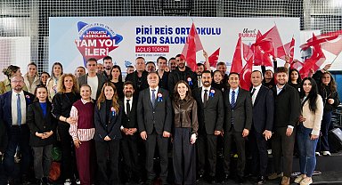 İstanbul Ataşehir'de okul bahçesine modern spor salonu