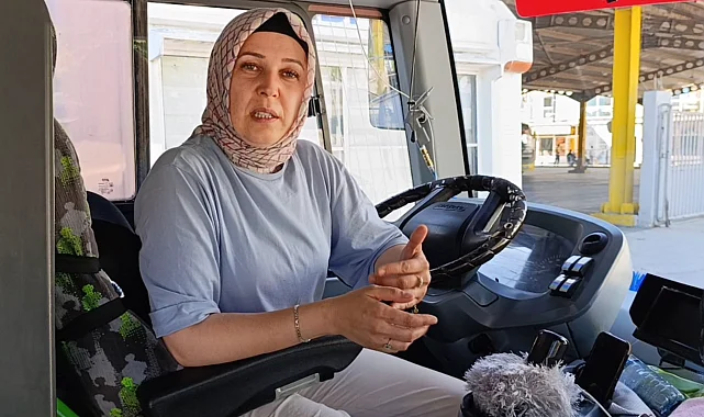 Kadın şoförden örnek davranış