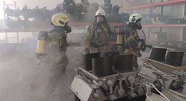 Konak Tünelleri'nde gerçeğini aratmayan deprem ve yangın tatbikatı