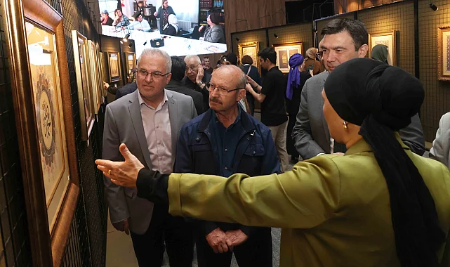 Konya Karatay'da tezhip sergisi açıldı
