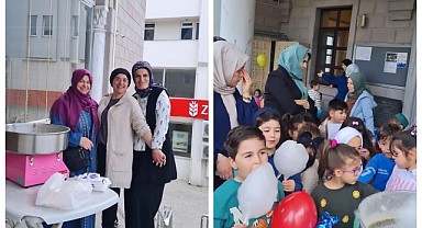 Minik yüreklerin hatim heyecanına AK Parti Kadın Kolları’ndan destek