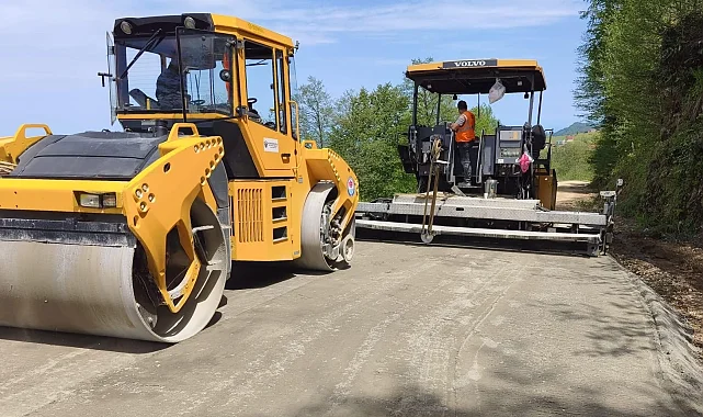 Trabzon'da yol çalışmaları aralıksız sürüyor