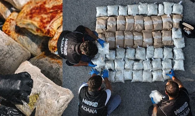 76 ilde dev uyuşturucu operasyonu! 1,7 ton uyuşturucu, 2,1 milyon hap ele geçirildi