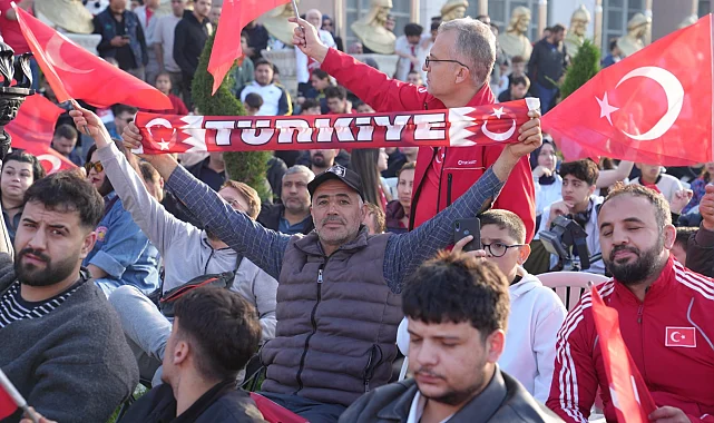 Ankara Keçiören'de milli heyecan