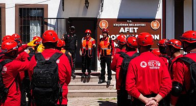 Ankara Keçiören'in Arama Kurtarma Ekibi eğitimlerini tamamladı