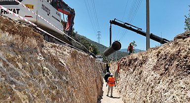 Antalya Kaş'ta içme suyu yatırımı sürüyor