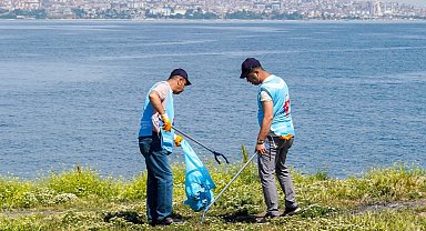 Beylikdüzü'nde özel kıyı temizliği