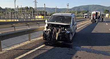 Bilecik Pazaryeri'ndeki trafik kazasında 1 kişi yaralandı