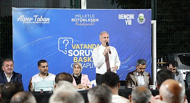 Bursa İnegöl'de Başkan Taban Ertuğrulgazili sakinlerle buluştu