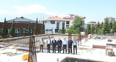 Bursa İnegöl'de devam eden projeler yerinde incelendi