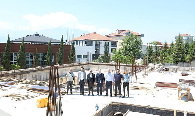 Bursa İnegöl'de devam eden projeler yerinde incelendi