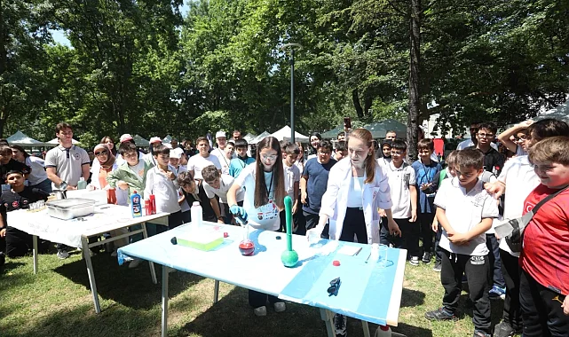 Bursa İnegöl'de Tübitak 4006-C Bilim Festivali coşkusu