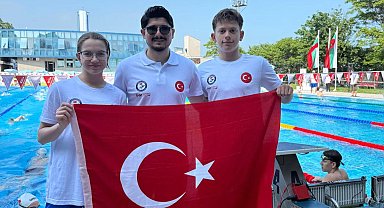 Bursa Yıldırımlı genç yüzücüler Türkiye'nin gururu oldu