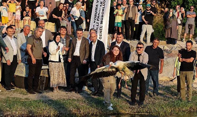 Bursa'da doğayla iç içe bir şenlik... Leylek Şenliği'ne coşkulu start