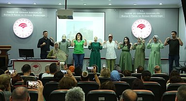 Bursa'da Tarım ve Orman Müdürlüğü personeli işaret dili öğrendi