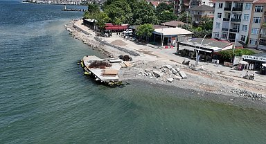 Değirmendere sahili yeni çehresine kavuşuyor