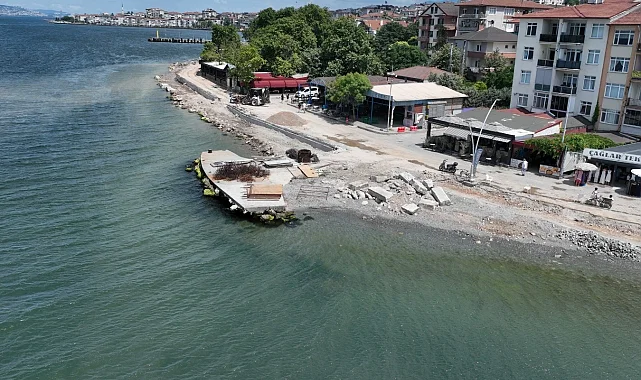 Değirmendere sahili yeni çehresine kavuşuyor