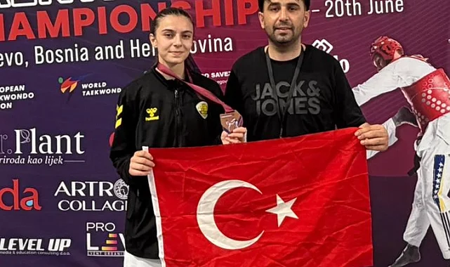Emine Rana Adıgüzel Avrupa üçüncüsü oldu