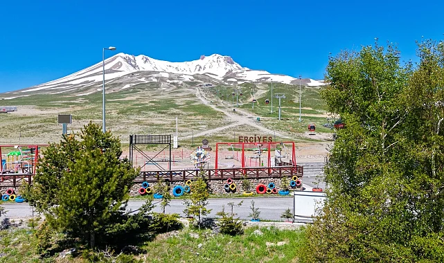 Erciyes'te Çocuk Bisiklet ve Aktivite Parkı sezonu açıldı