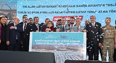 Gaziantep BÜSEM'de yeni iş yerlerinde anahtar töreni