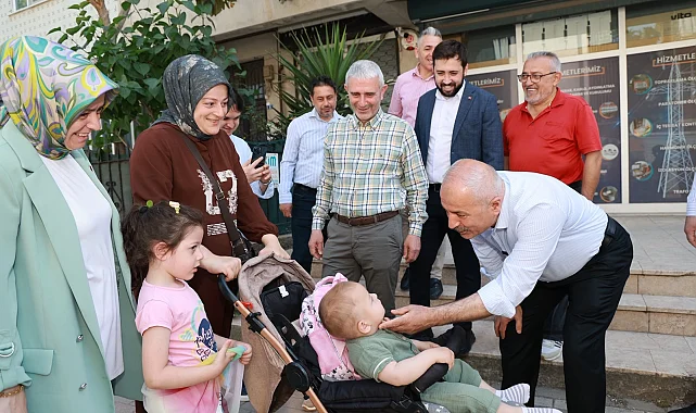 Gebze'de Başkan Büyükgöz Arapçeşme'de esnafla buluştu