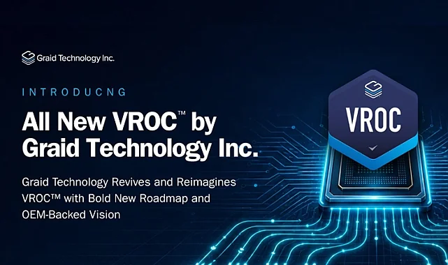Graid Technology, 24 aylık yol haritası ve Tier 1 OEM Desteği ile VROC™ Platformunu tanıttı