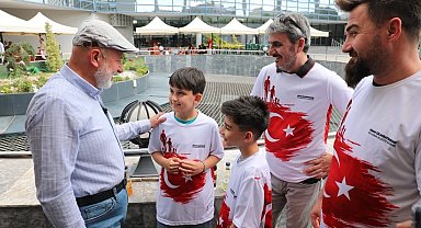 Kayseri Kocasinan'da baba ile çocuk satran çta buluştu