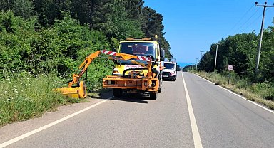 Kocaeli Kandıra'da yollar yaz sezonuna hazırlanıyor