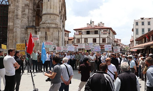 Konya'da MİLKO'dan Gazze için çağrı