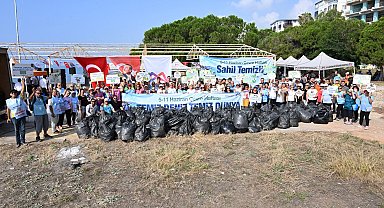 Mersin'de Çevre Haftası'nda sahiller temizlendi