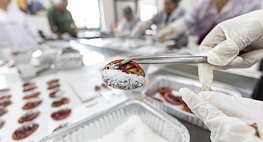 Mersin'de kan portakalı çikolatayla buluştu